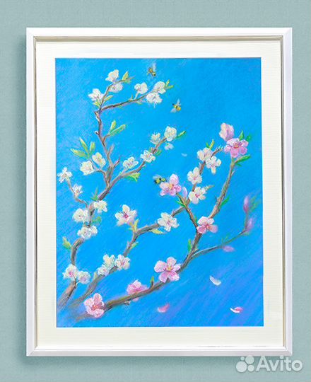 Картина пастелью 