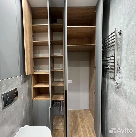 Шкаф в ванную на заказ