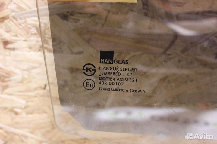 Стекло двери задней правой Chevrolet Lanos 2004-20