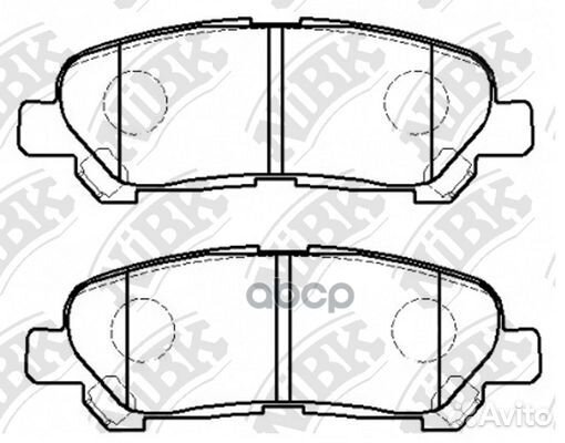 Колодки задние PN1848 NiBK