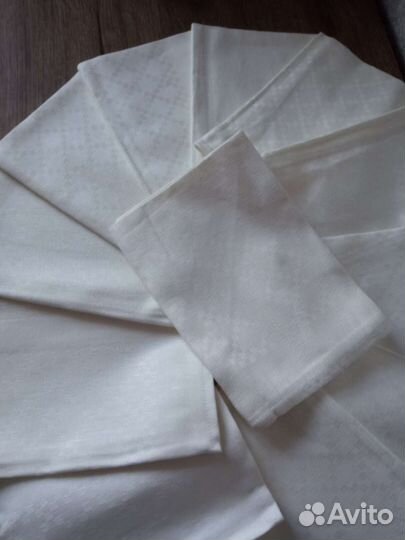 Салфетки полульняные