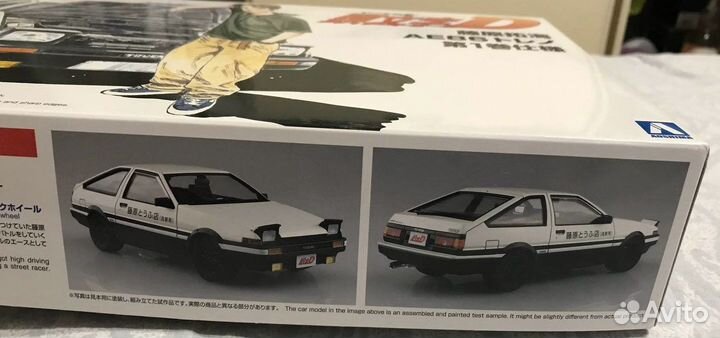 Сборная модель 1/24 Aoshima Toyota Trueno AE 86