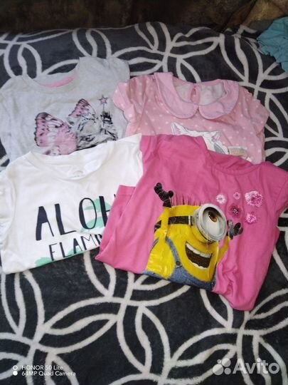 Пакет вещей на девочку 104-110р
