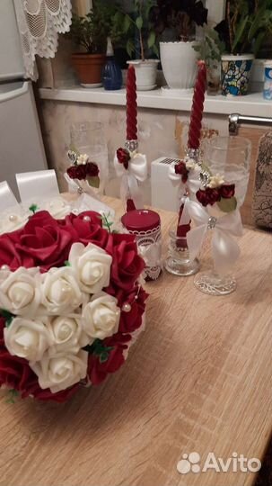 Свадебный букет набор