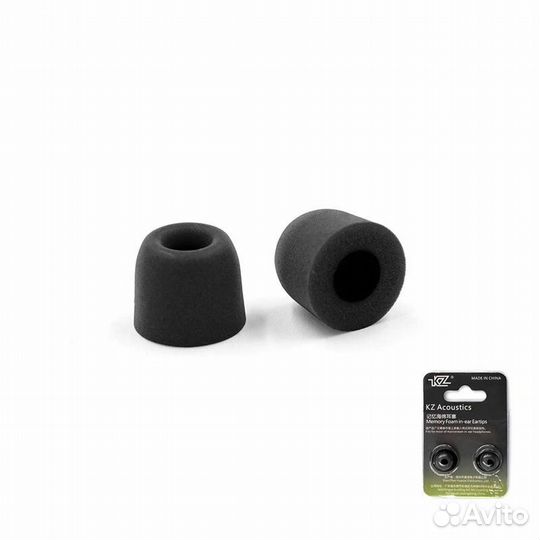 Комплект амбушюр 2 штуки KZ Acoustics - Черный