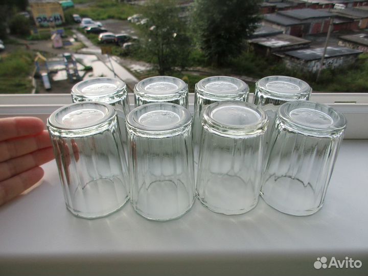 Стаканы, стопки СССР, стаканы от джема Махеев