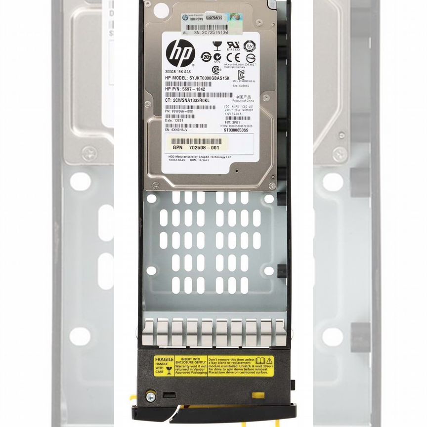 [697387-001] Жесткий Диск Hpe 300gb Sas 3par 2.5 697387-001