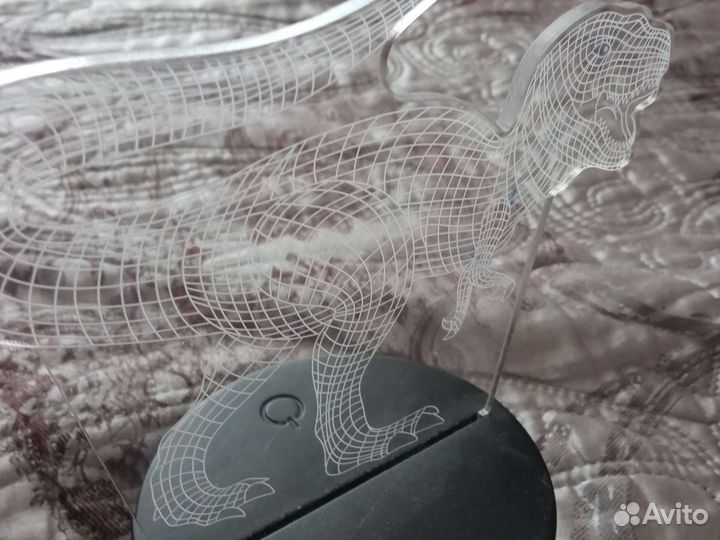 Светильник динозавр