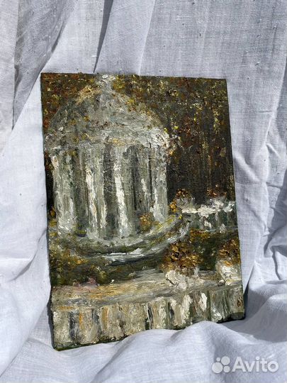 Картина маслом осень