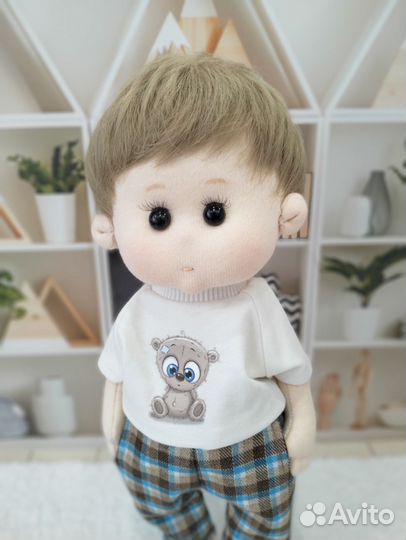 Текстильная интерьерная кукла