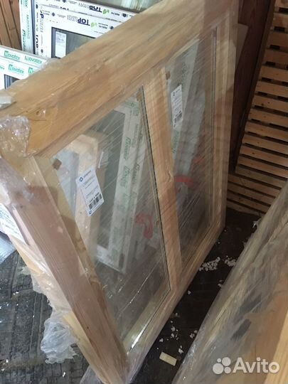 Окно деревянное стеклопакет 1200высота 1000шир