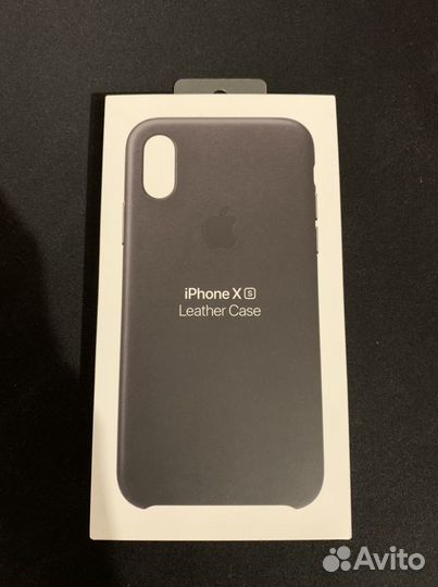 Чехол на iPhone xs кожанный оригинал