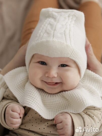 Шапка шлем для мальчика