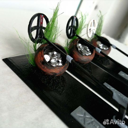 Модель- миниатюра металлоискателя XP Deus 2, ORX