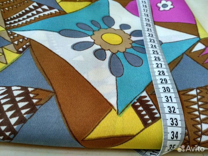 Отрез ткани. Шелк. Винтаж