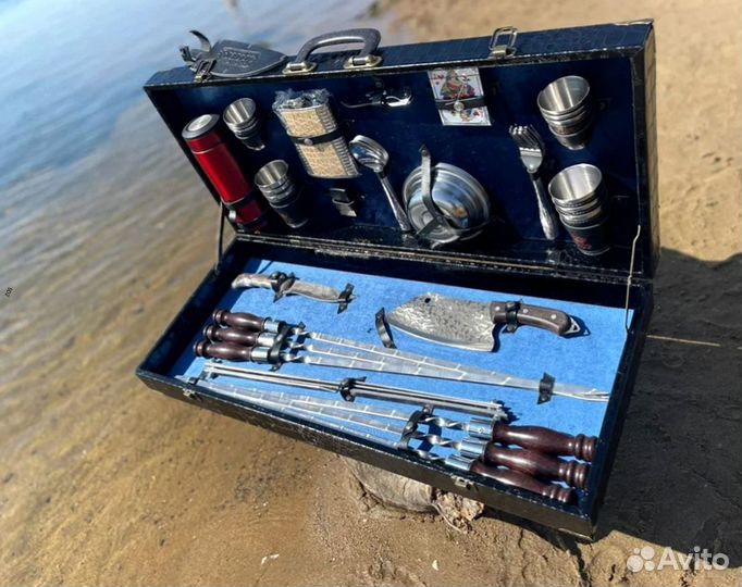 Шашлычный набор в кейсах/ чехлах