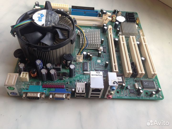 Материнская плата Albatron pm945gz с процессором
