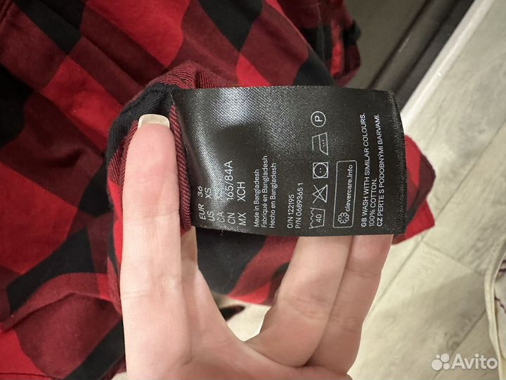 Рубашки фланелевые в клетку H&M