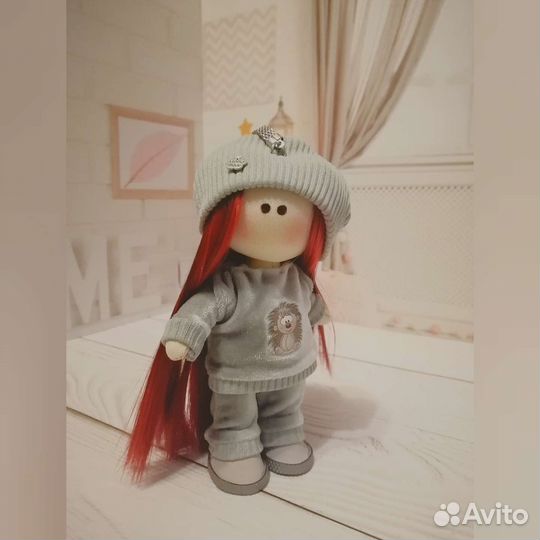 Брелок Кукла тильда