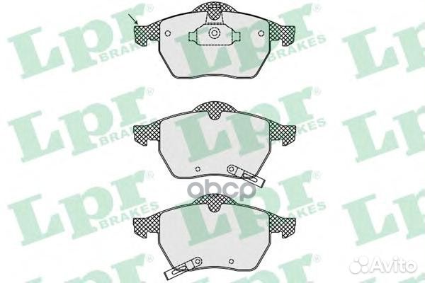 Колодки тормозные дисковые 05P689 Lpr