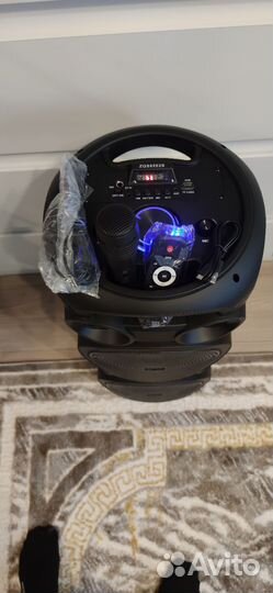 Большая музыкальная колонка с блютузом и караоке