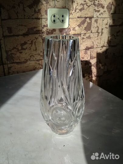 Ваза хрустальная