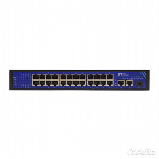 Управляемый коммутатор PoE 24 порта для ip камер