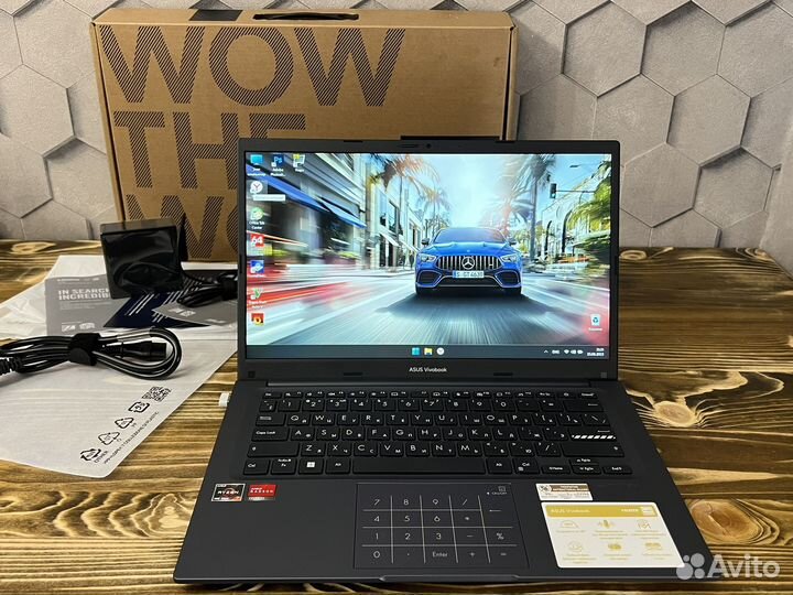 Новый Asus Book Ryzen 7 16х/16гб Ram/FHD IPS/SSD