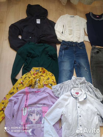 Вещи пакетом на девочку 146-152