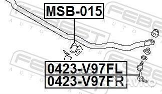 Втулка переднего стабилизатора D29 MSB015 Febest