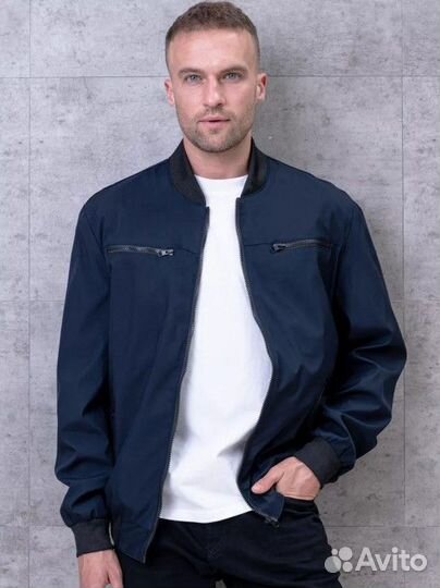 Куртка бомбер ветровка мужская новая 44-46 размер