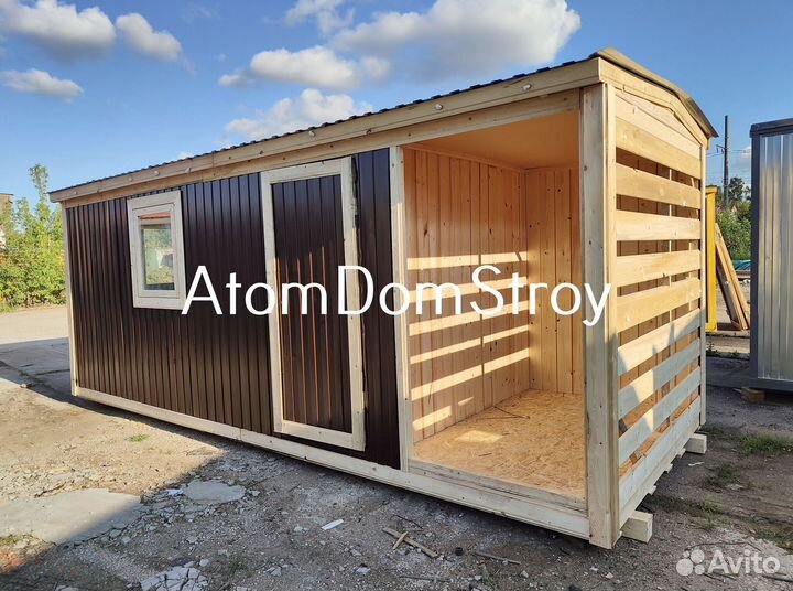 Новые деревянные бытовки