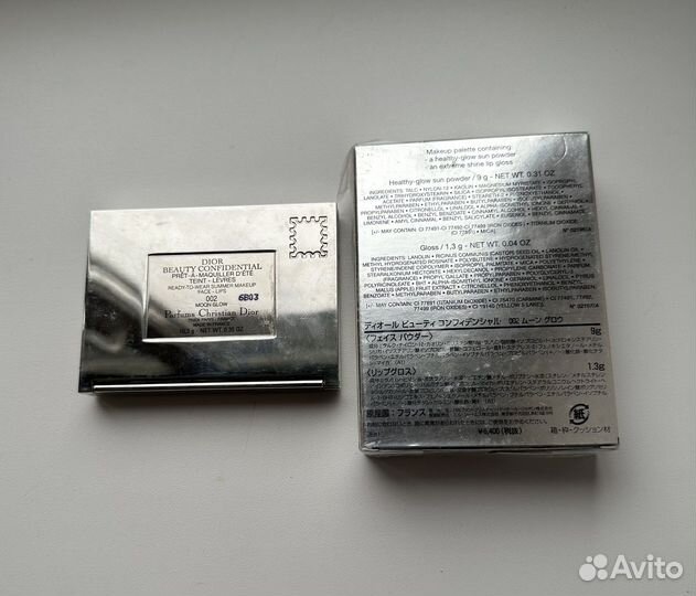 Dior пудра хайлайтер блеск 002 moon glow