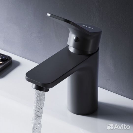 Смеситель для раковины AM.PM X-Joy F85A02122, черный