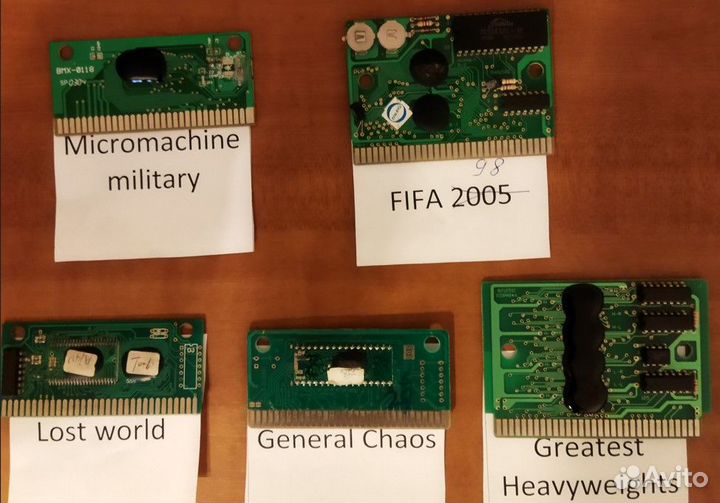 Картриджи для sega mega drive 2