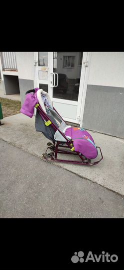 Коляска санки