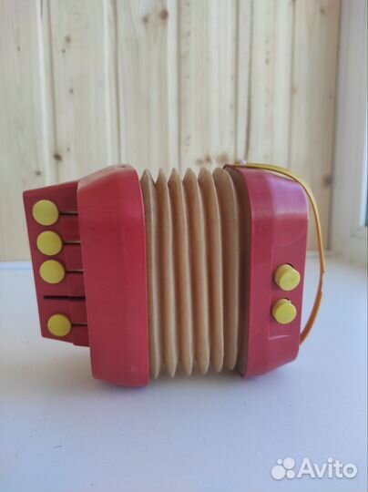 Игрушка гармошка Ёлочка. СССР