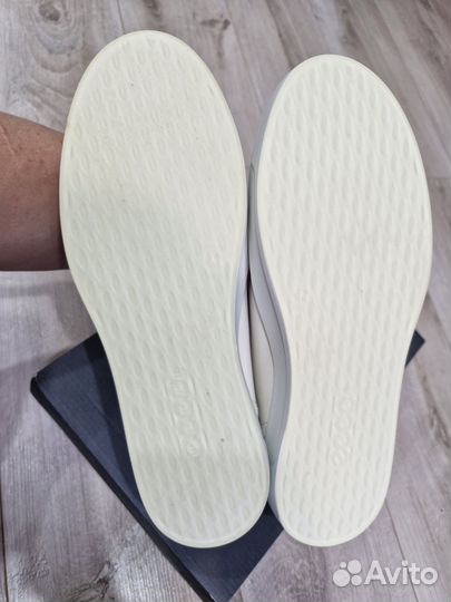 Кожаные кеды ecco