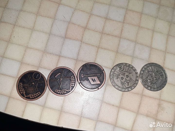 Жетоны Монеты пятерочка