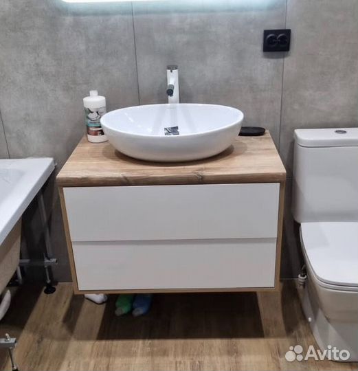 Тумба подвесная в ванную модерн