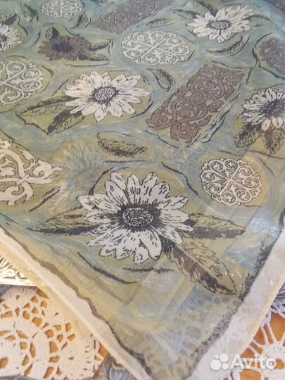 Красивый шифоновый платок Италия