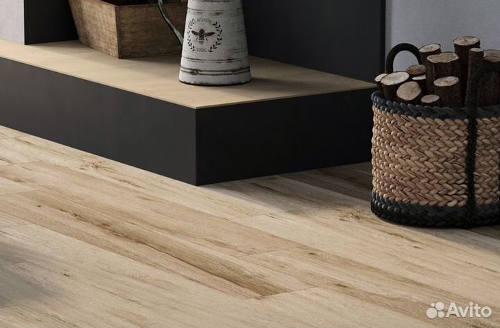 Плитка керамогранит 20x120 коричневый, бежевый