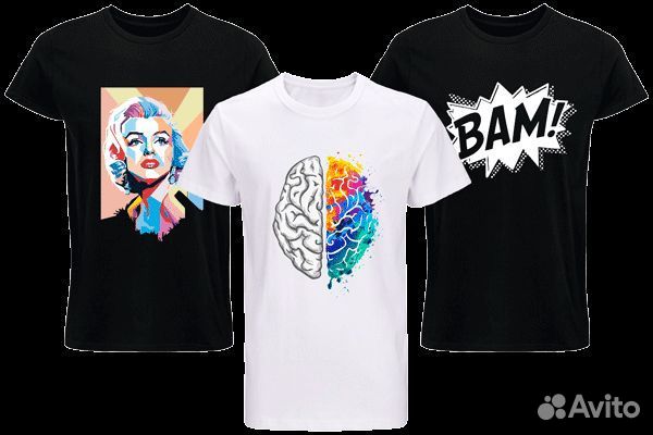 Печать на футболках, толстовках, джинс. одежде