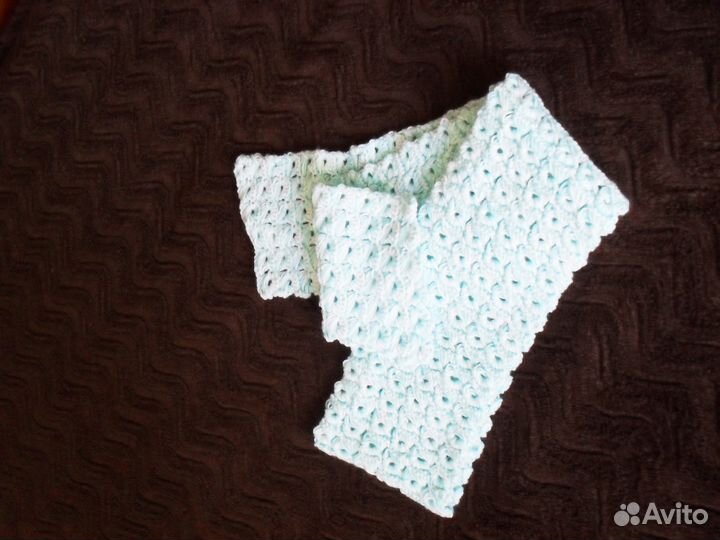 Двухцветный кружевной шарф