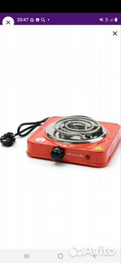 Плитка электрическая новая, двойная б/у