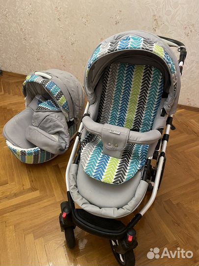 Коляска 2 в 1 bebe mobile toscana