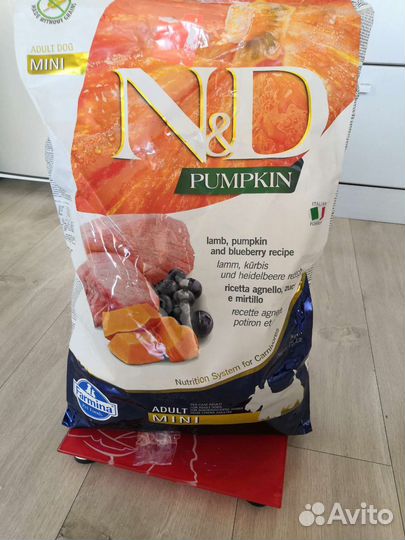 Корм для собак мелких пород беззерновой