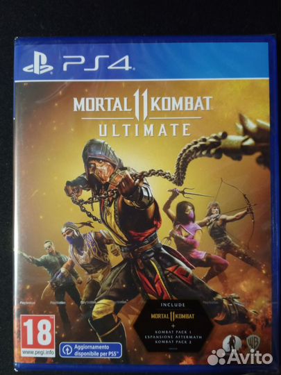 Mortal Kombat 11 ultimate ps4, ps5 новый