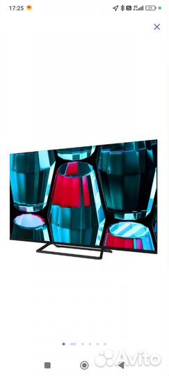 Умный телевизор Sber FHD 43, чёрный