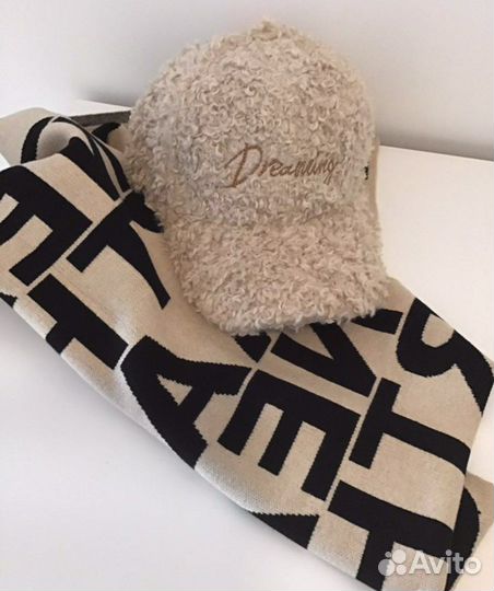 Меховая бейсболка